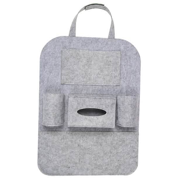 2-Pack Car Seat Back Storage Bag front view
