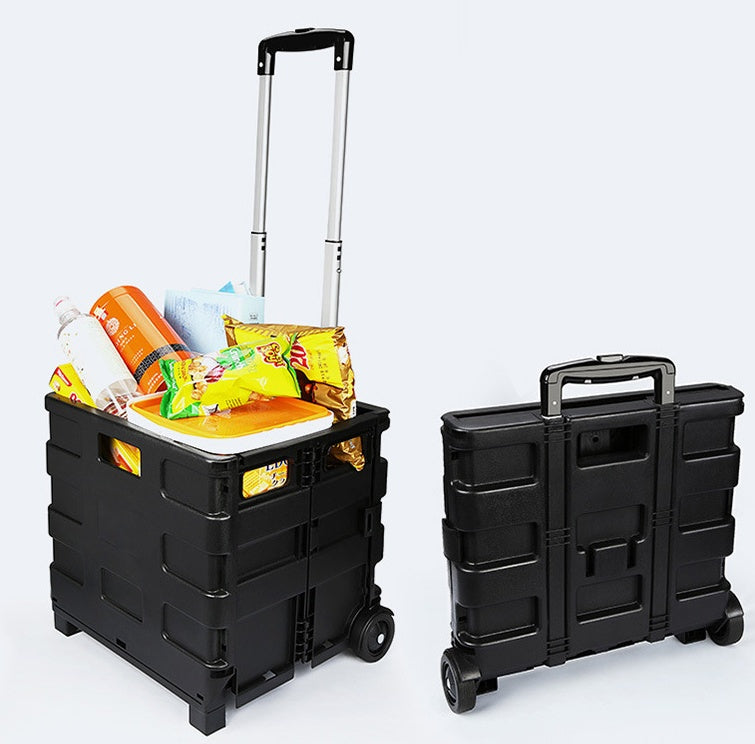 Car Trunk Organizer Storage Box with trolley handle