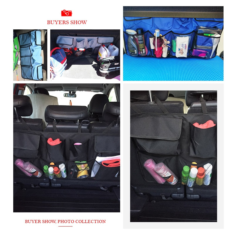 Car Rear Seat Storage Bag for cars and SUVs
