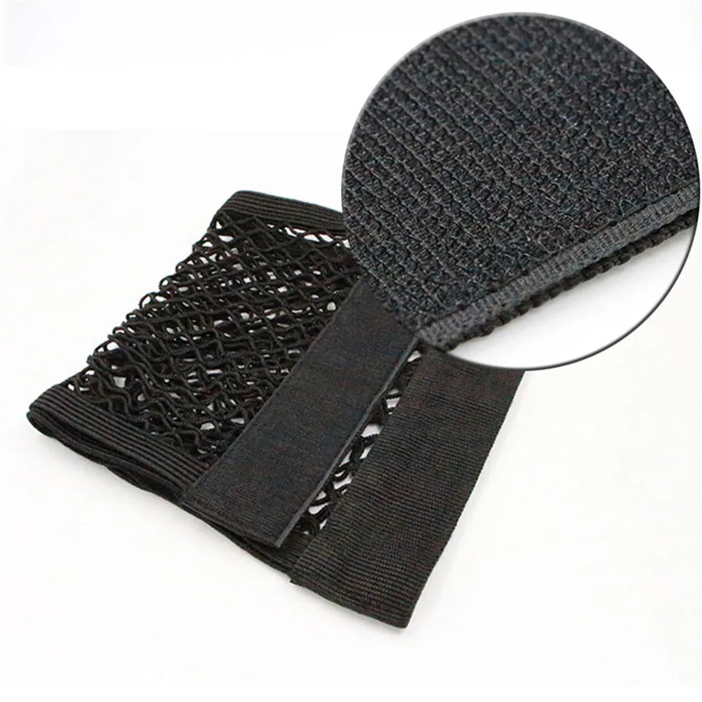 Car Trunk Storage Mesh Net Bag installed in vehicle