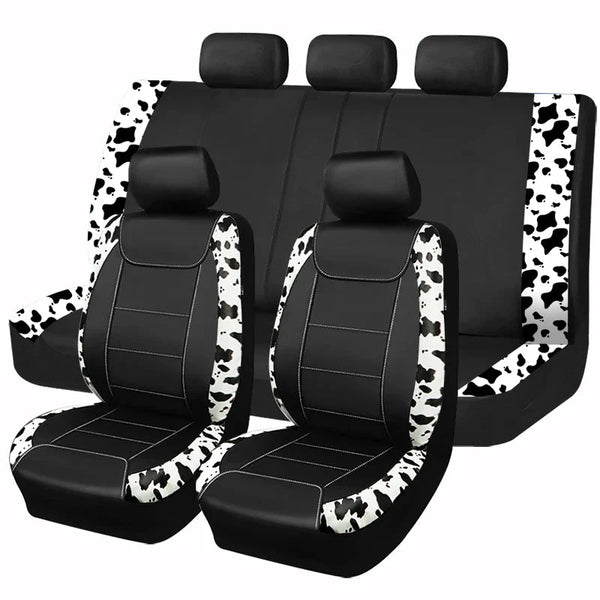 Faux Leather Car Seat Covers universal fit design