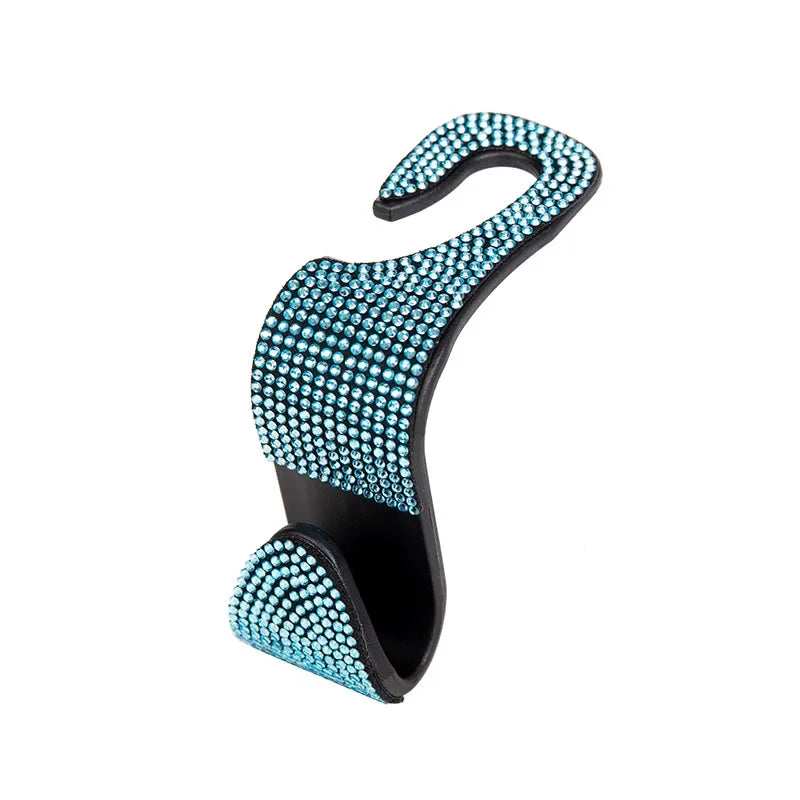 Rhinestone Car Seat Back Hook sparkling crystal design