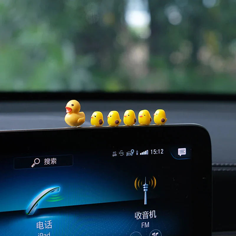 Cute Mini Ducks Car Decoration dashboard ornaments