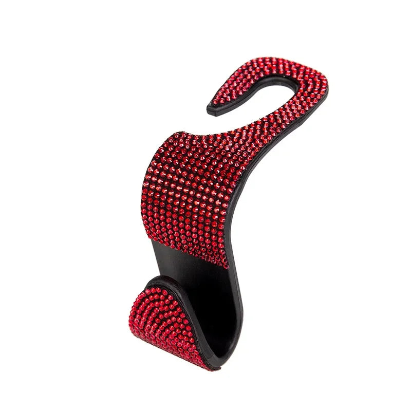 Rhinestone Car Seat Back Hook sparkling crystal design