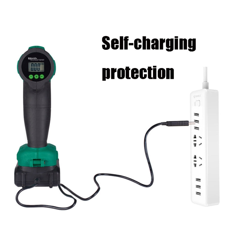 High-pressure Handheld Smart Digital Display Car Portable Wireless Tire Inflator (Red)