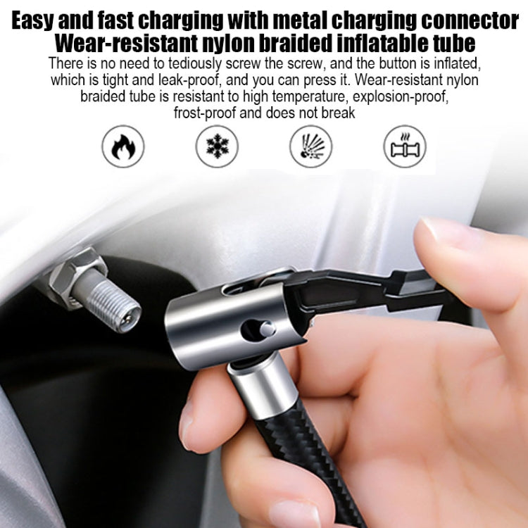 ST-5002 DC 12V Car Air Compressor Tire Inflator 150 PSI Auto Air Pump Digital Display Model+Toolbox
