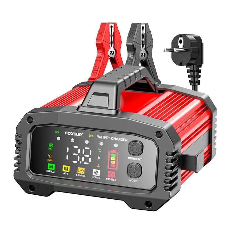 FOXSUR 25A 12V/24V Portable High-Power Car Charger (US Plug)