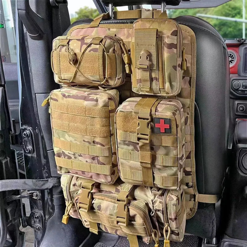 Tactical MOLLE Seat Organizer Full Set | Storage
