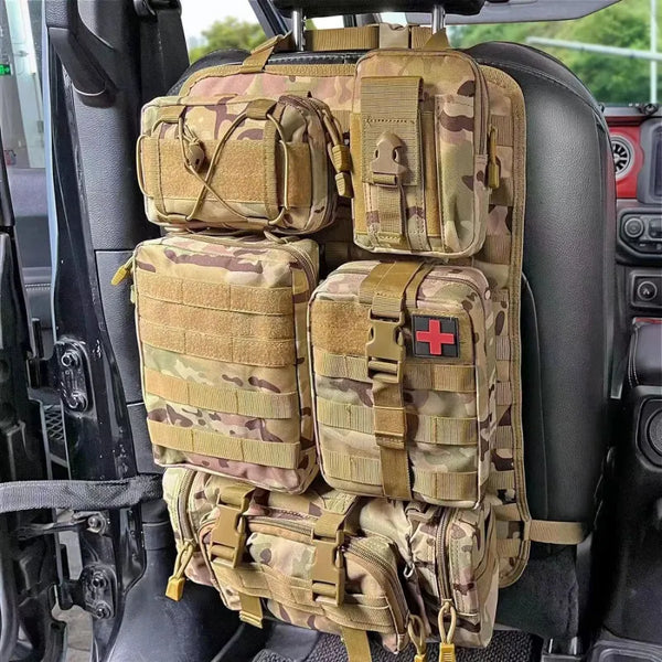 Tactical MOLLE Seat Organizer Full Set | Storage