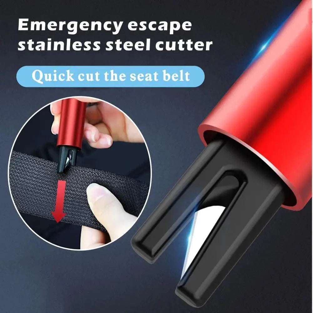 Multifunctional Life-Saving Mini Window Glass Breaker Seat Belt Cutter Safety Hammer Unique