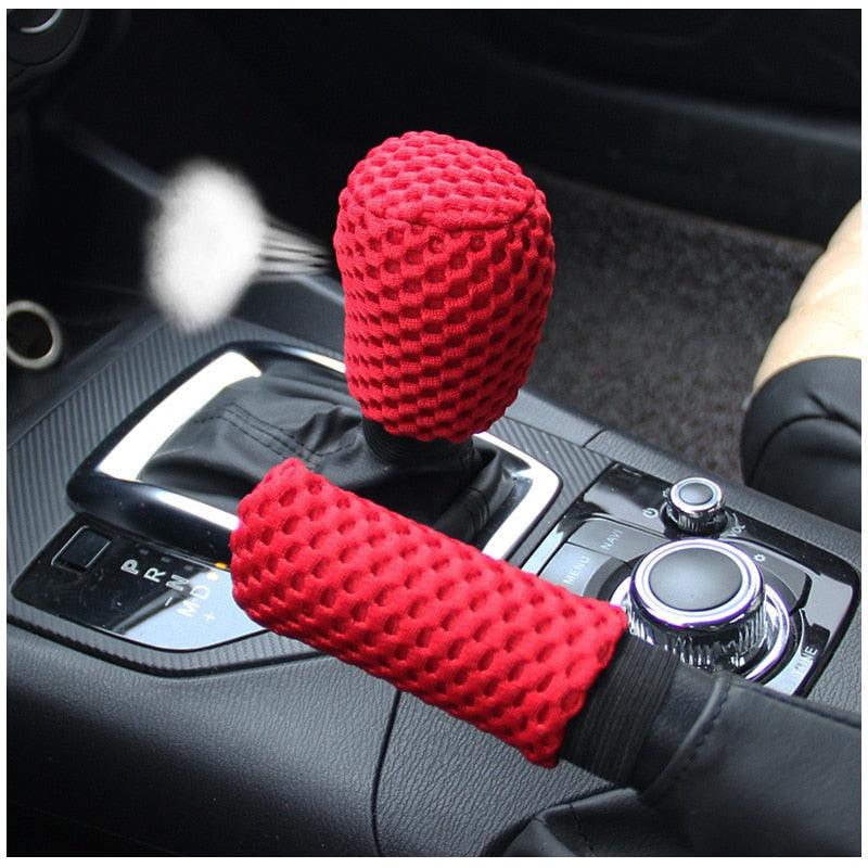 Ice Silk Steering Wheel Cover breathable microfiber design