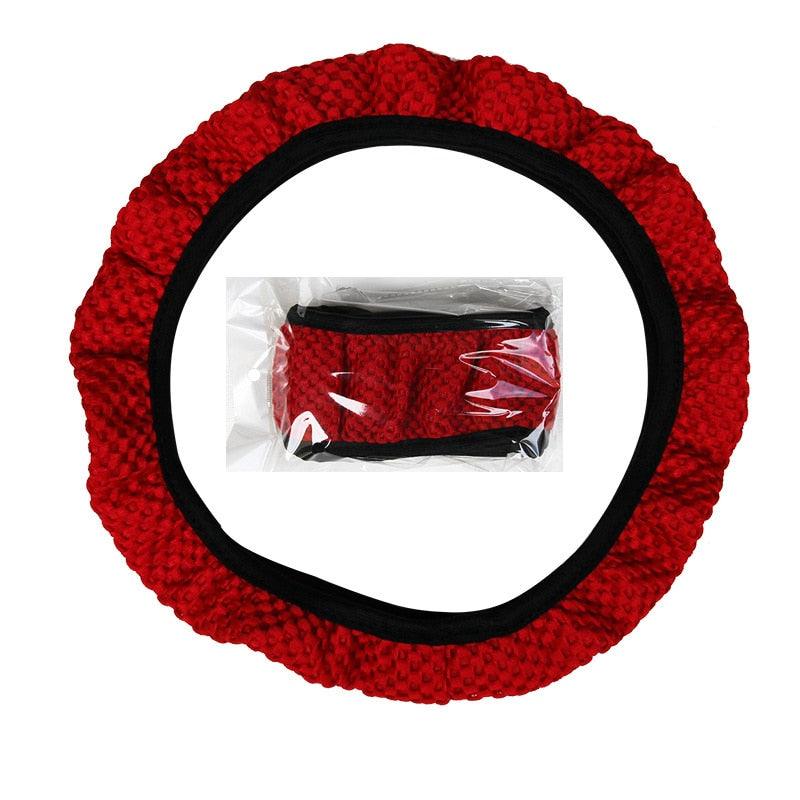 Ice Silk Steering Wheel Cover breathable microfiber design